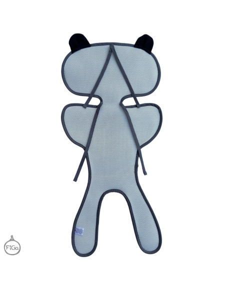 TermoMiś® Merino thermoregulierende Sitzauflage für Autositz und Kinderwage - Marineblau