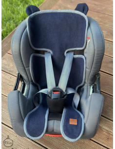 TermoMiś® Merino thermoregulierende Sitzauflage für Autositz und Kinderwage - Marineblau 2