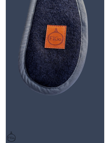 TermoMiś® Merino thermoregulierende Sitzauflage für Autositz und Kinderwage - Marineblau