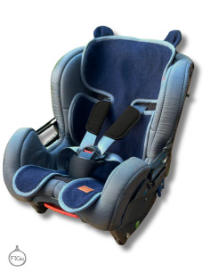 TermoMiś® Merino thermoregulierende Sitzauflage für Autositz und Kinderwage - Marineblau