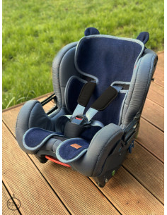 TermoMiś® Merino thermoregulierende Sitzauflage für Autositz und Kinderwage - Marineblau 2