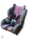 TermoMiś® Merino thermoregulierende Sitzauflage für Autositz und Kinderwagen – Pflaume