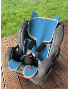 TermoMiś® Merino thermoregulierende Sitzauflage für Autositz und Kinderwagen – Türkis 2