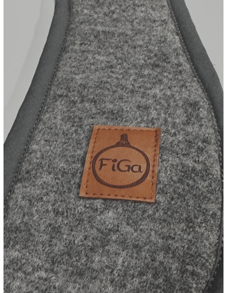 TermoMiś – wkładka merino do fotelika i wózka - Szara