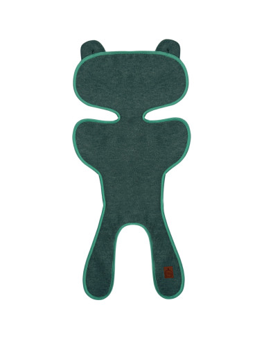 TermoMiś® Merino thermoregulierende Sitzauflage für Autositz und Kinderwagen – Mintgrün