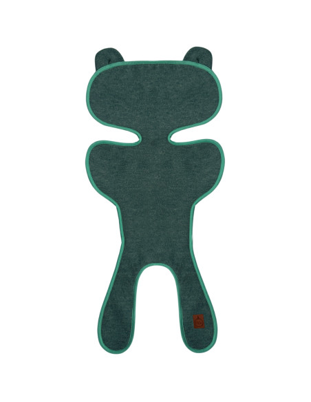 TermoMiś® Merino thermoregulierende Sitzauflage für Autositz und Kinderwagen – Mintgrün
