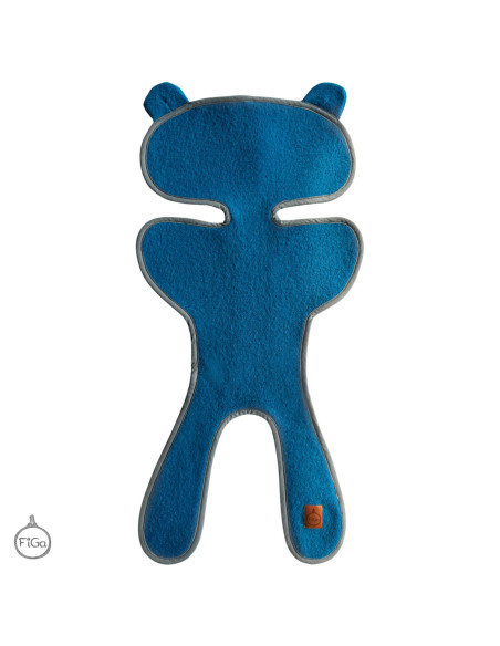 TermoMiś® Merino thermoregulierende Sitzauflage für Autositz und Kinderwagen – Türkis